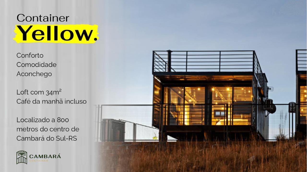 Cambara Container Hotel Exterior foto