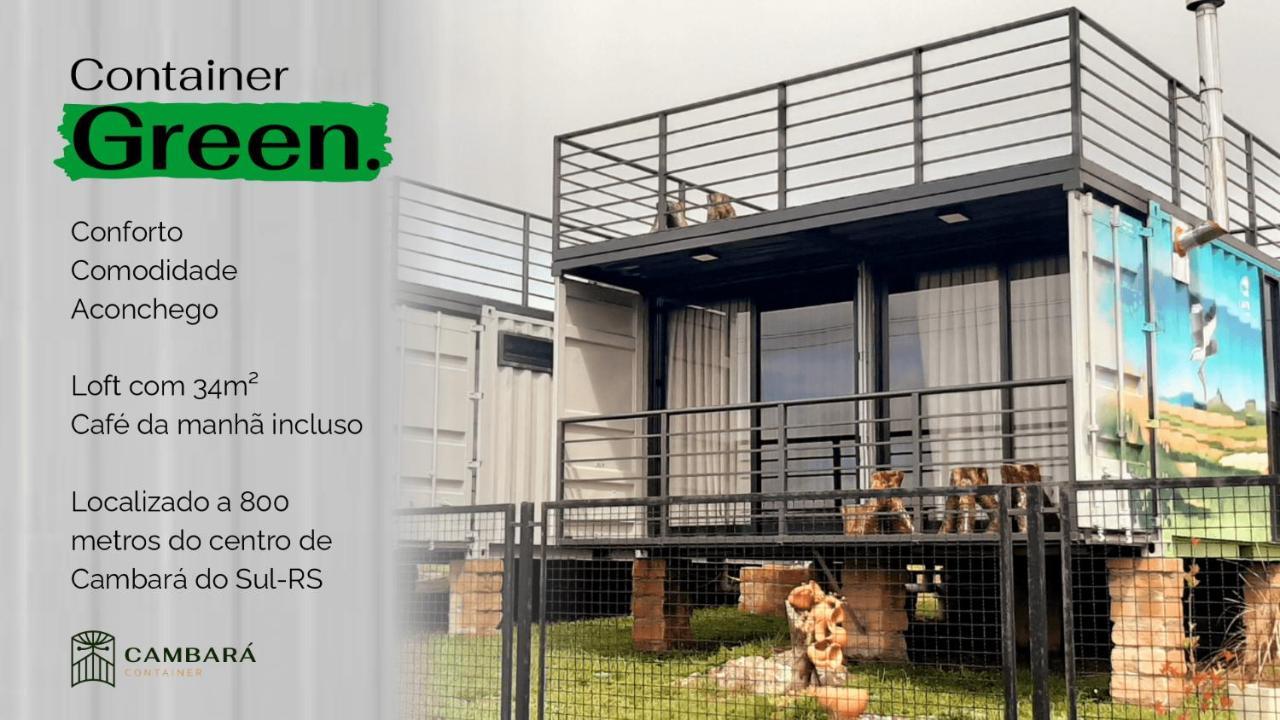 Cambara Container Hotel Exterior foto